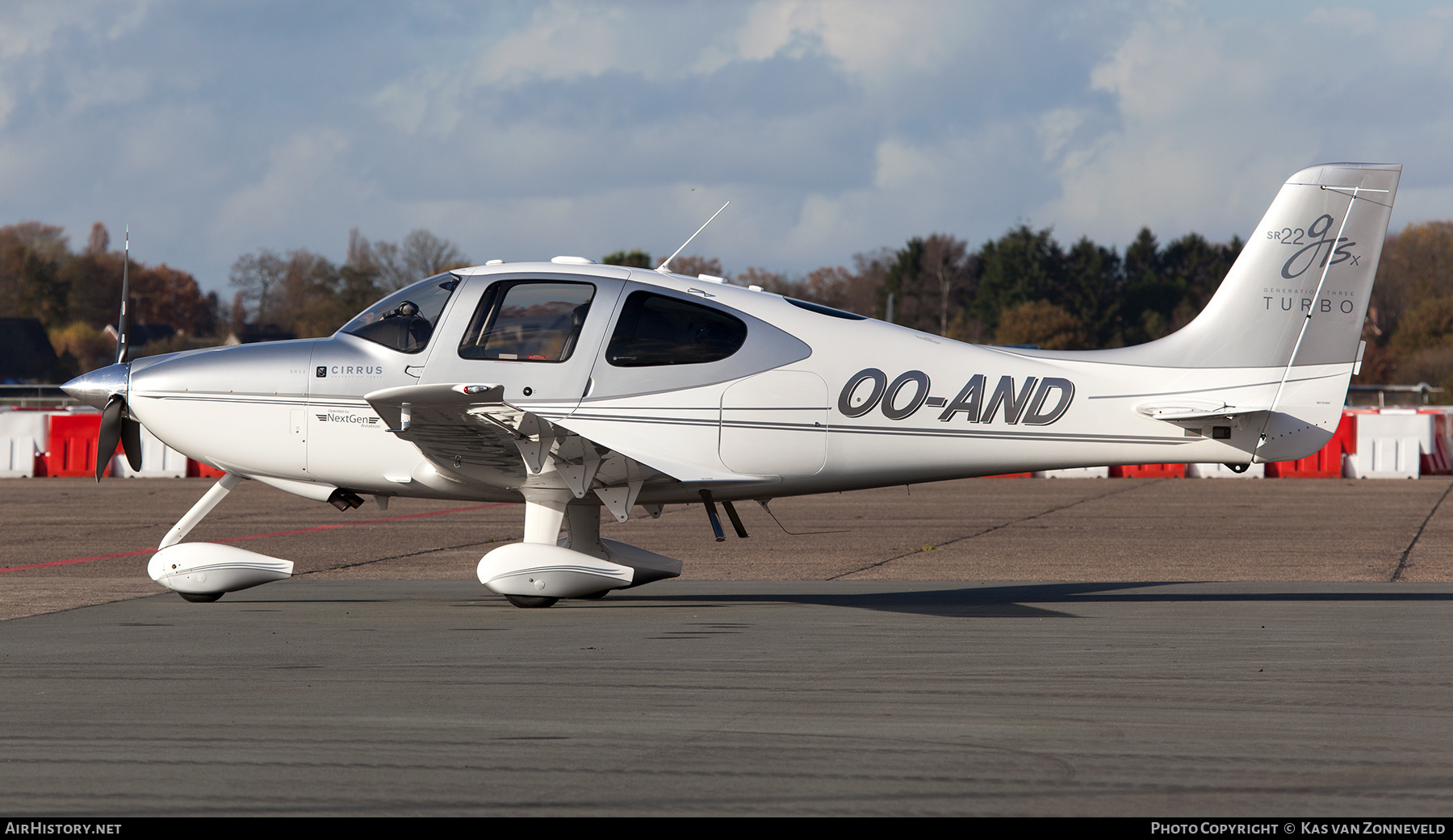 Aircraft Photo of OO-AND | Cirrus SR-22 G3-GTSX Turbo | AirHistory.net #605642