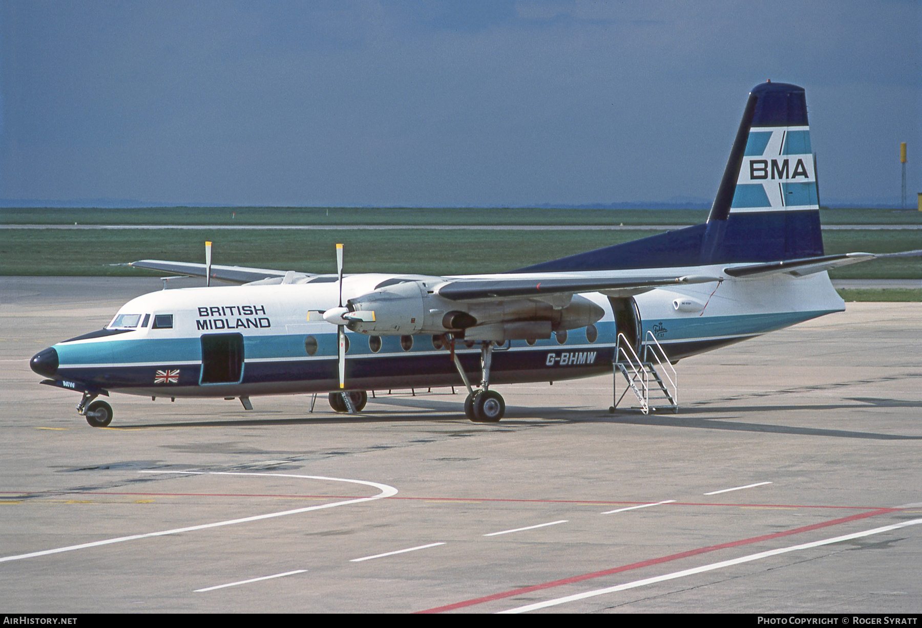 Aircraft Photo of G-BHMW | Fokker F27-200 Friendship | British Midland Airways - BMA | AirHistory.net #605649