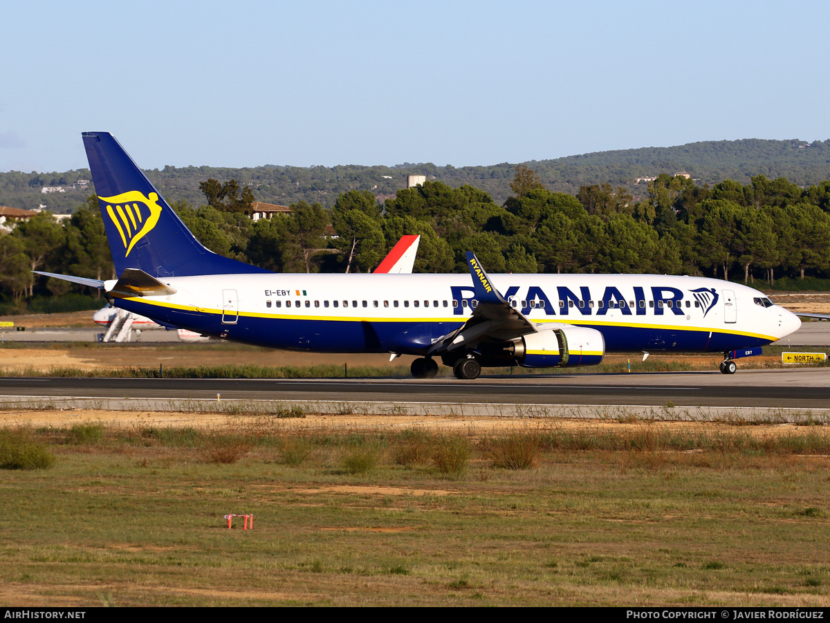 Aircraft Photo of EI-EBY | Boeing 737-8AS | Ryanair | AirHistory.net #605667