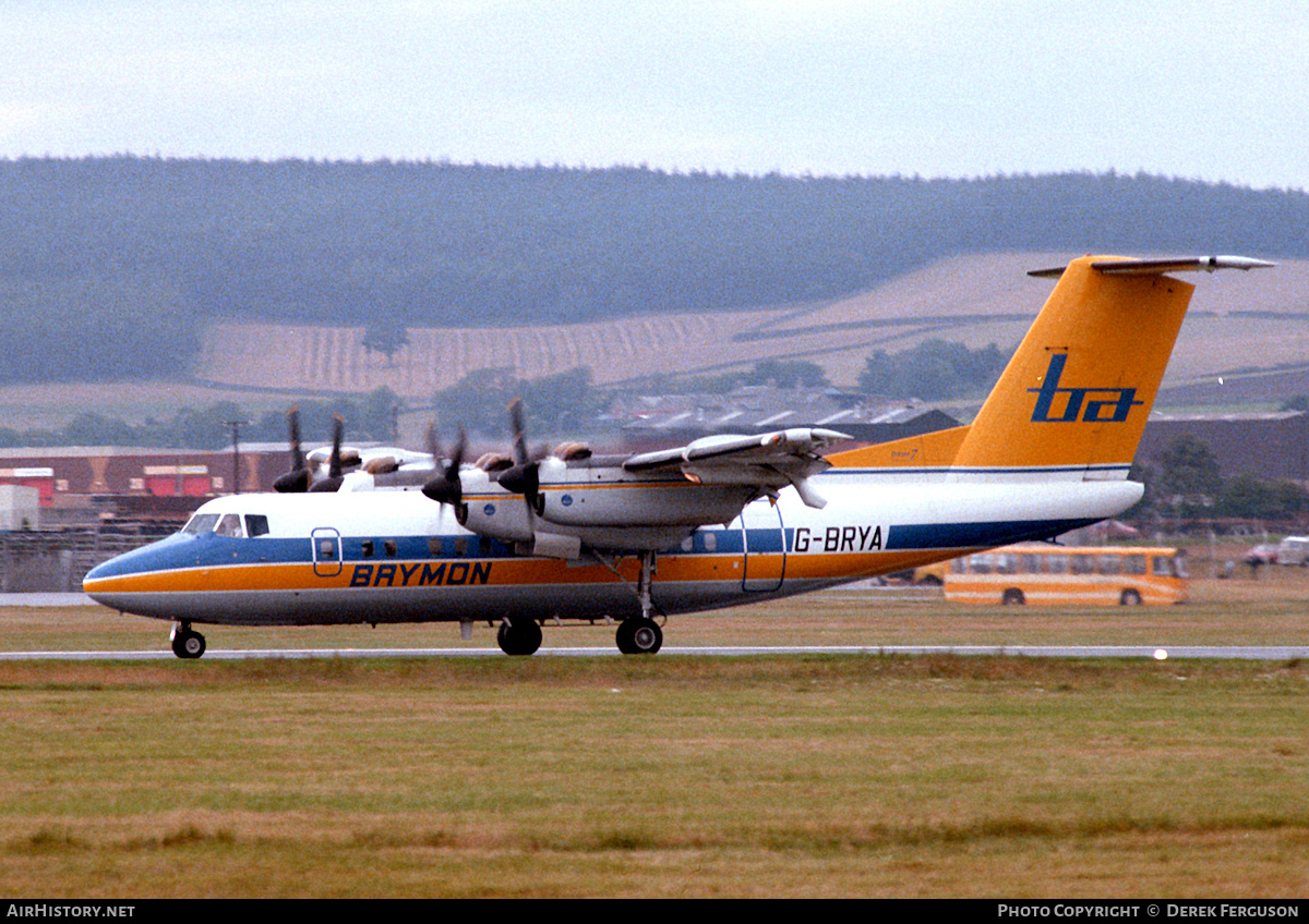 Aircraft Photo of G-BRYA | De Havilland Canada DHC-7-110 Dash 7 | Brymon Airways | AirHistory.net #605675