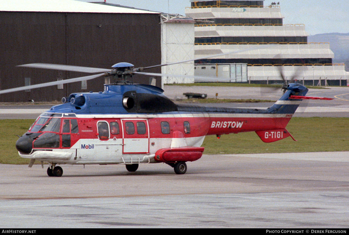 Aircraft Photo of G-TIGI | Aerospatiale AS-332L Super Puma | Bristow Helicopters | AirHistory.net #605682