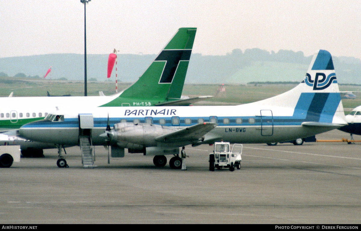 Aircraft Photo of LN-BWG | Convair 580 | Partnair | AirHistory.net #605707