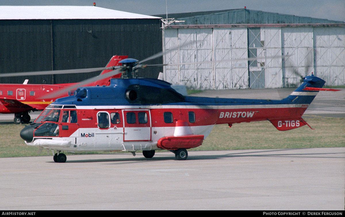 Aircraft Photo of G-TIGS | Aerospatiale AS-332L1 Super Puma | Bristow Helicopters | AirHistory.net #605708