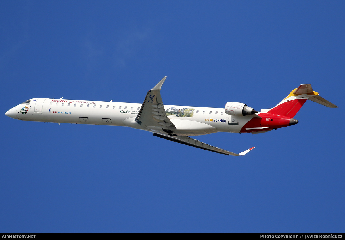 Aircraft Photo of EC-MQQ | Bombardier CRJ-1000 (CL-600-2E25) | Iberia Regional | AirHistory.net #605709