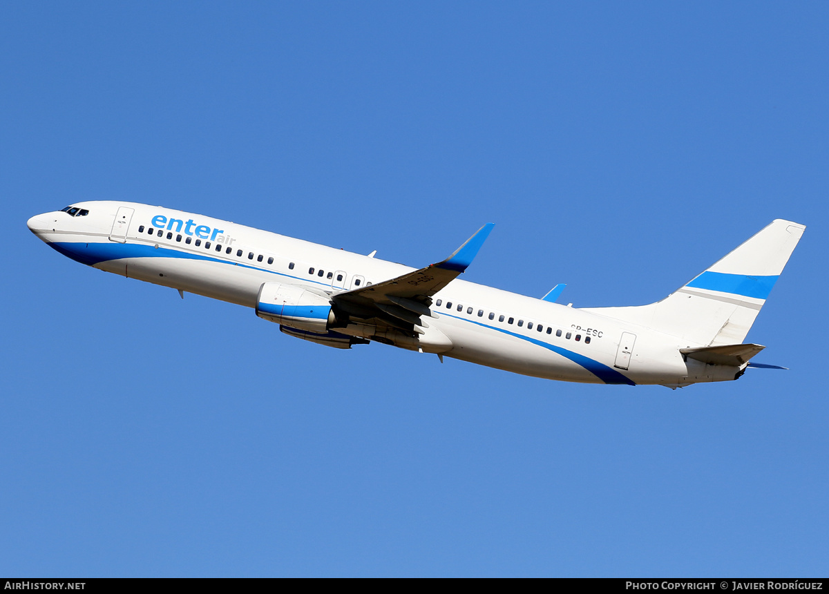 Aircraft Photo of SP-ESC | Boeing 737-8AS | Enter Air | AirHistory.net #605710