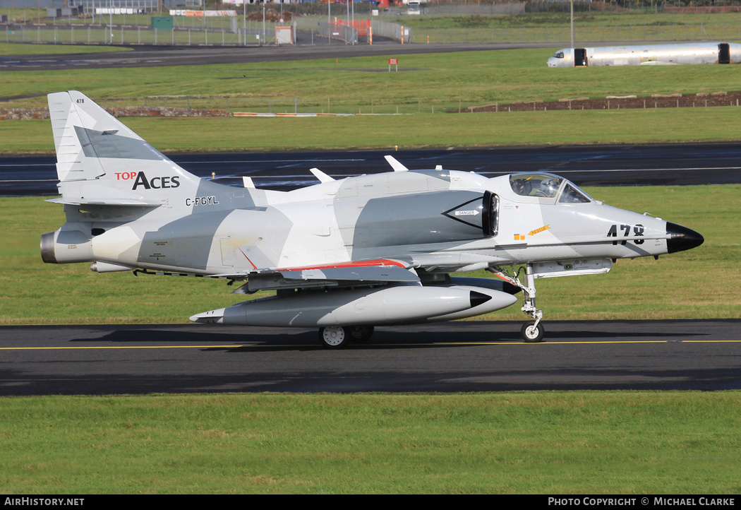 Aircraft Photo of C-FGYL | McDonnell Douglas A-4N Skyhawk II | Top Aces | AirHistory.net #605732
