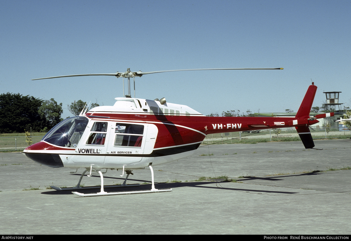 Aircraft Photo of VH-FHV | Bell 206B-3 JetRanger III | Vowell Air Services | AirHistory.net #605747
