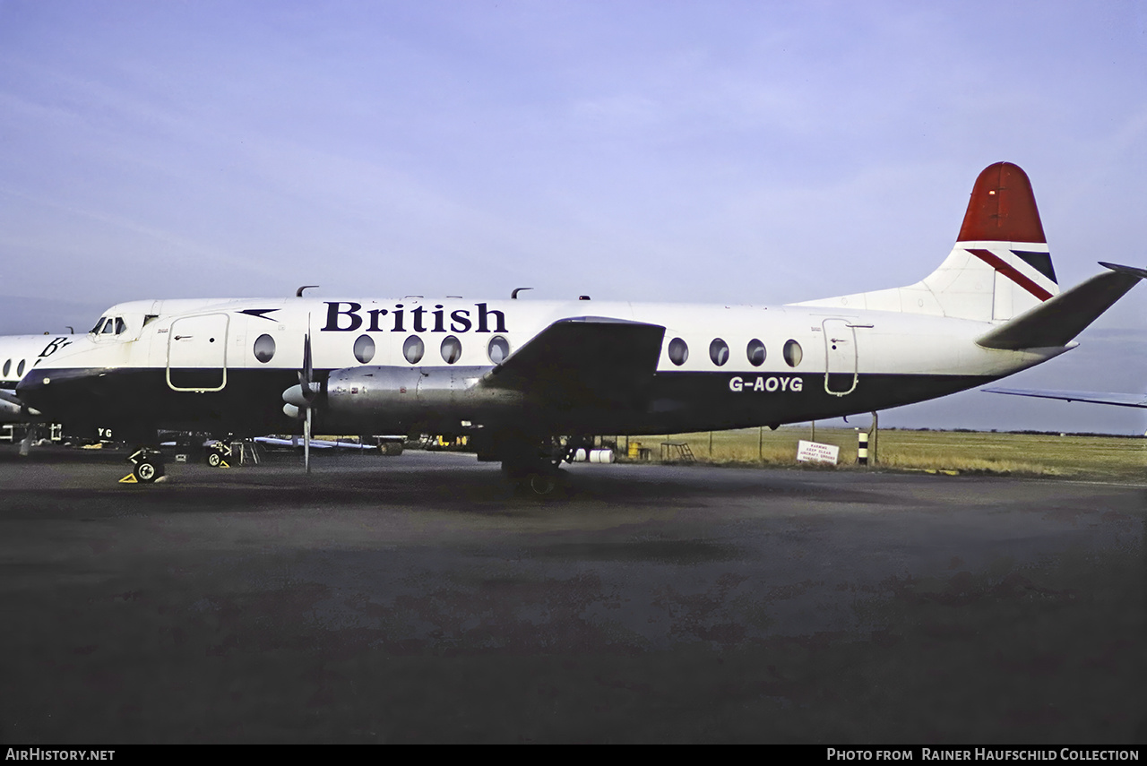 Aircraft Photo of G-AOYG | Vickers 806 Viscount | British Airways | AirHistory.net #605752