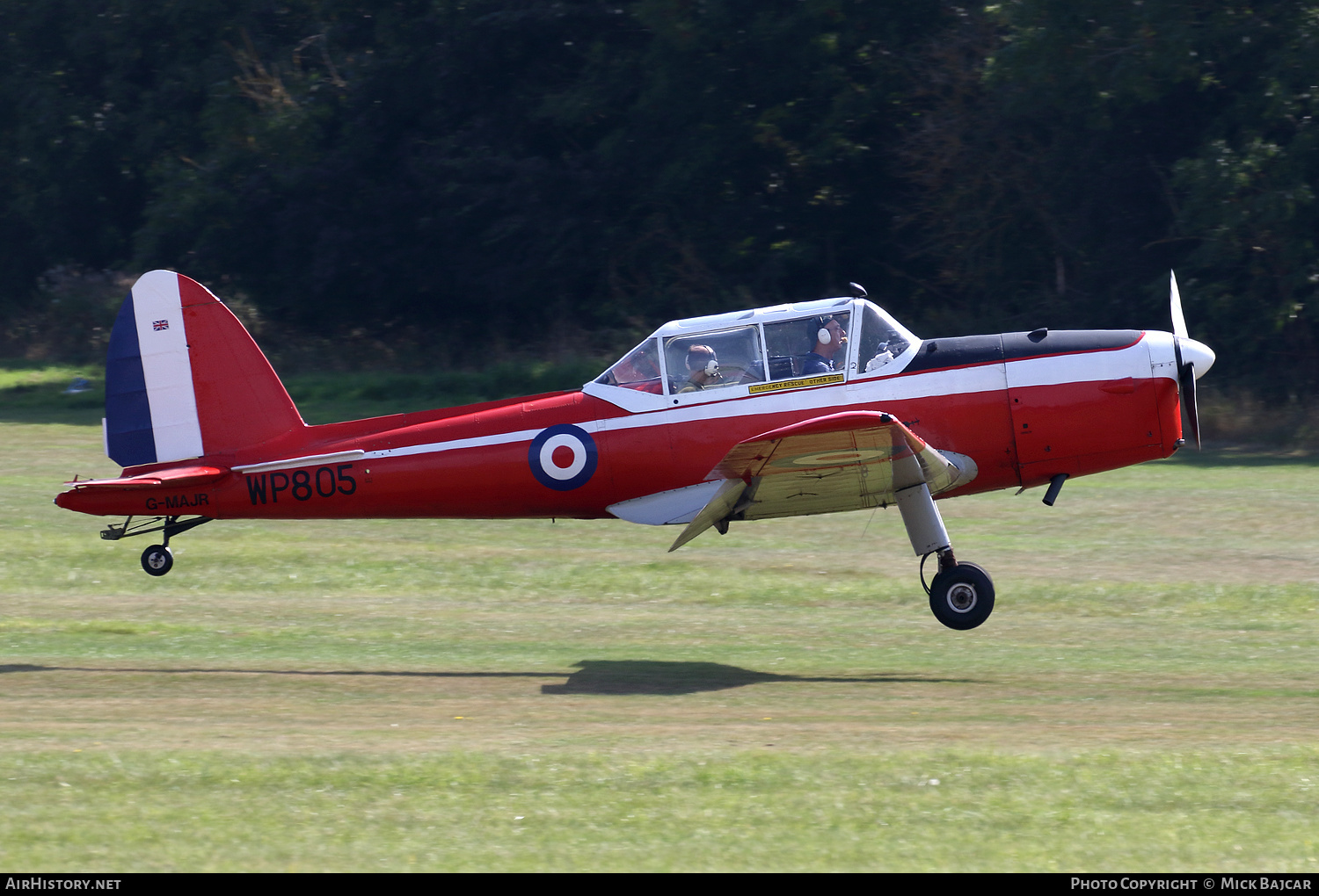 Aircraft Photo of G-MAJR / WP805 | De Havilland DHC-1 Chipmunk Mk22 | UK - Air Force | AirHistory.net #605768