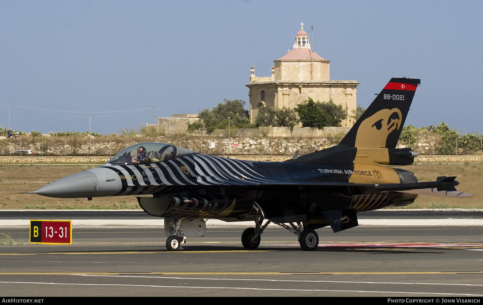 Aircraft Photo of 88-0021 | General Dynamics F-16C Fighting Falcon | Turkey - Air Force | AirHistory.net #605780