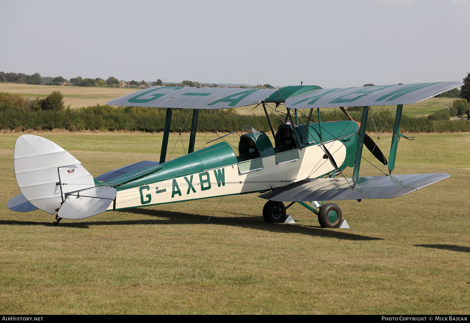 Aircraft Photo of G-AXBW | De Havilland D.H. 82A Tiger Moth II | AirHistory.net #605792