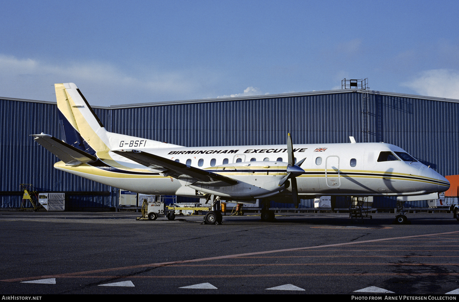 Aircraft Photo of G-BSFI | Saab-Fairchild SF-340A | Birmingham Executive Airways | AirHistory.net #605807