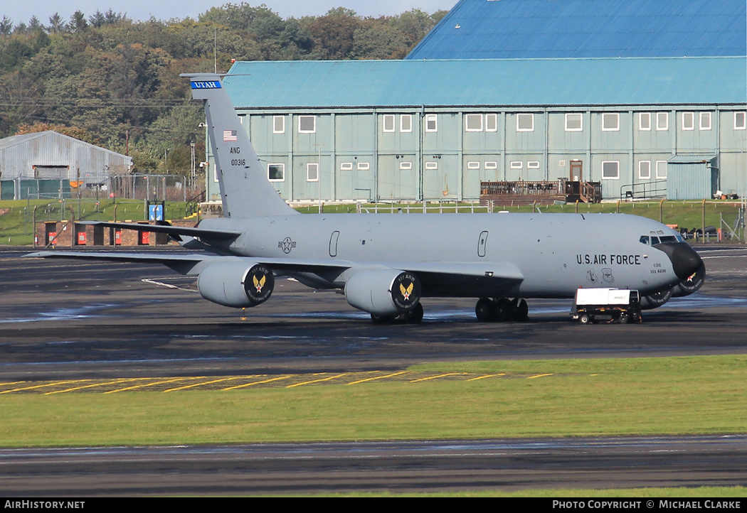 Aircraft Photo of 60-0316 / 00316 | Boeing KC-135R Stratotanker | USA - Air Force | AirHistory.net #605851