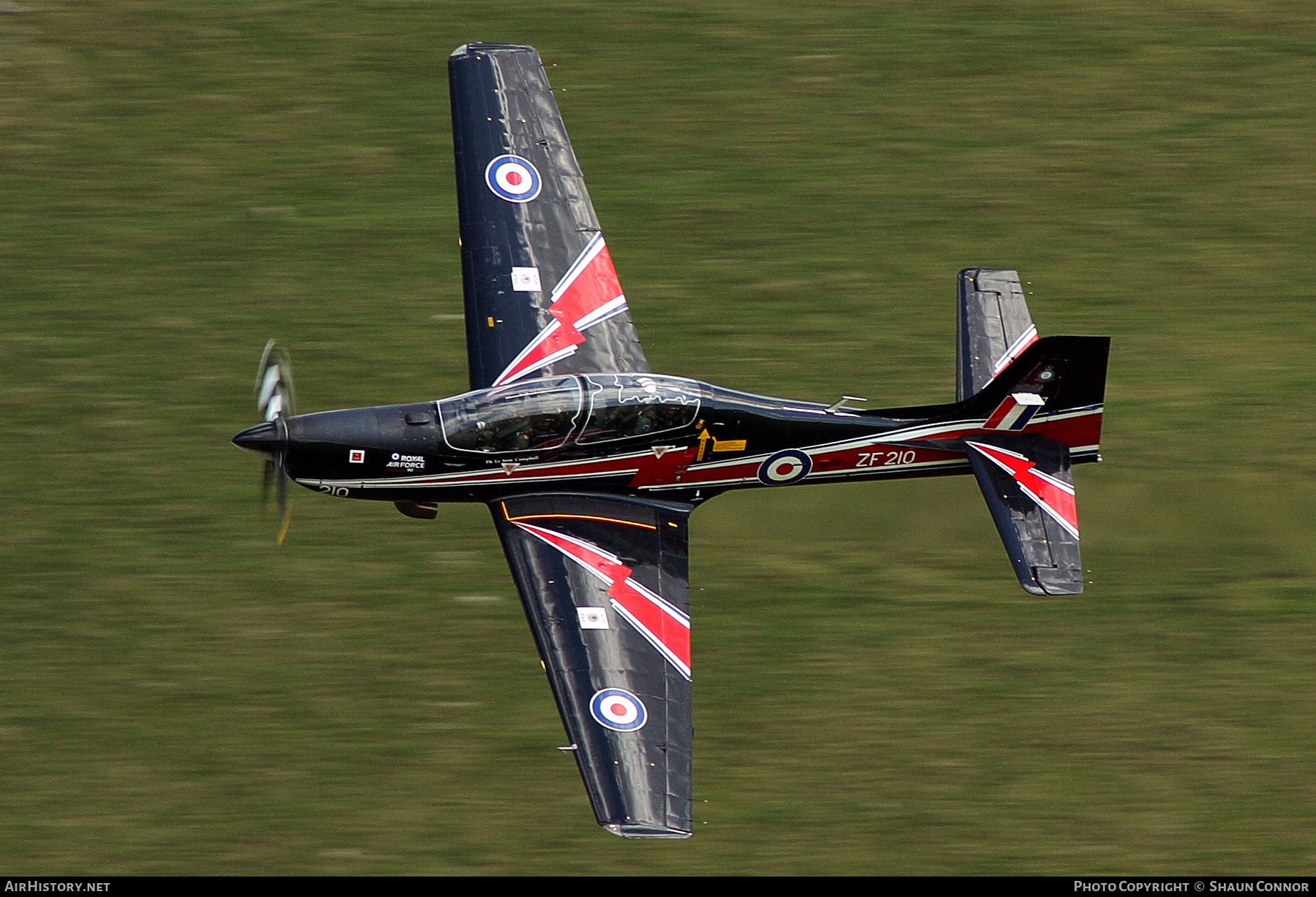Aircraft Photo of ZF210 | Short S-312 Tucano T1 | UK - Air Force | AirHistory.net #605853