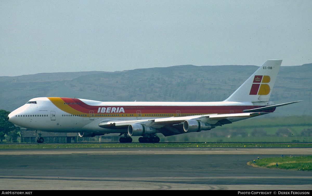Aircraft Photo of EC-DIB | Boeing 747-256B | Iberia | AirHistory.net #605885
