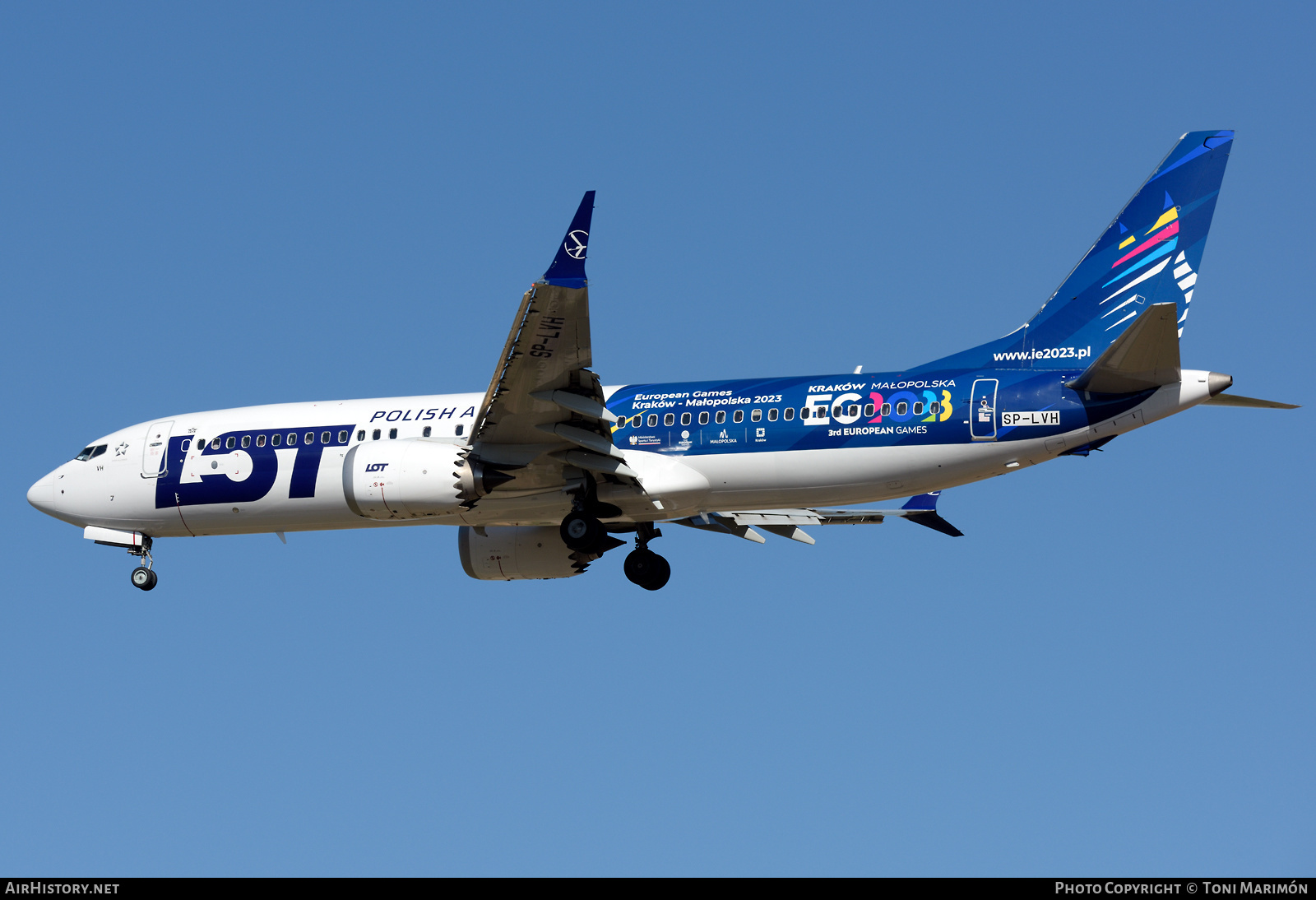 Aircraft Photo of SP-LVH | Boeing 737-8 Max 8 | LOT Polish Airlines - Polskie Linie Lotnicze | AirHistory.net #605890