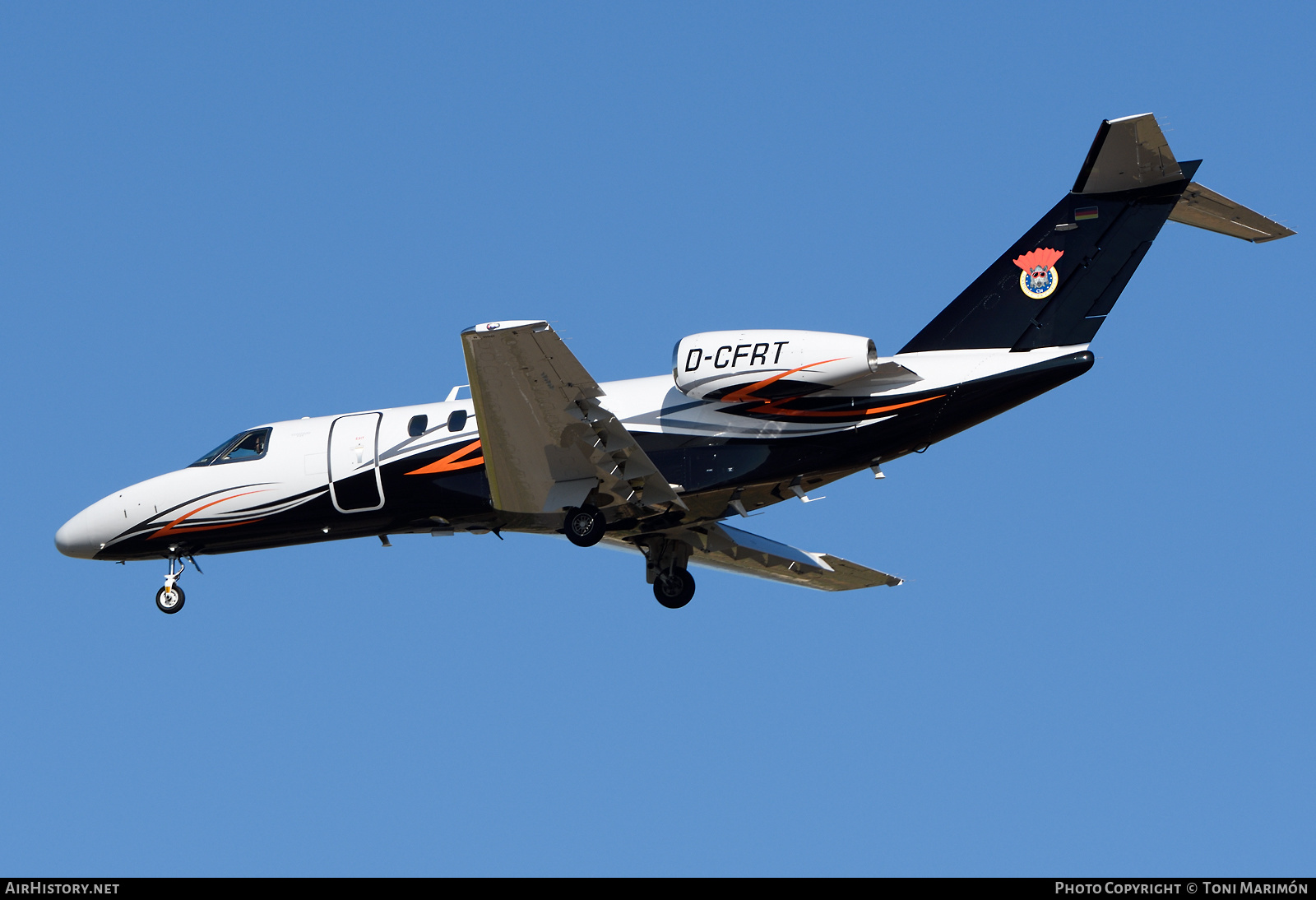 Aircraft Photo of D-CFRT | Cessna 525C CitationJet CJ4 | AirHistory.net #605896