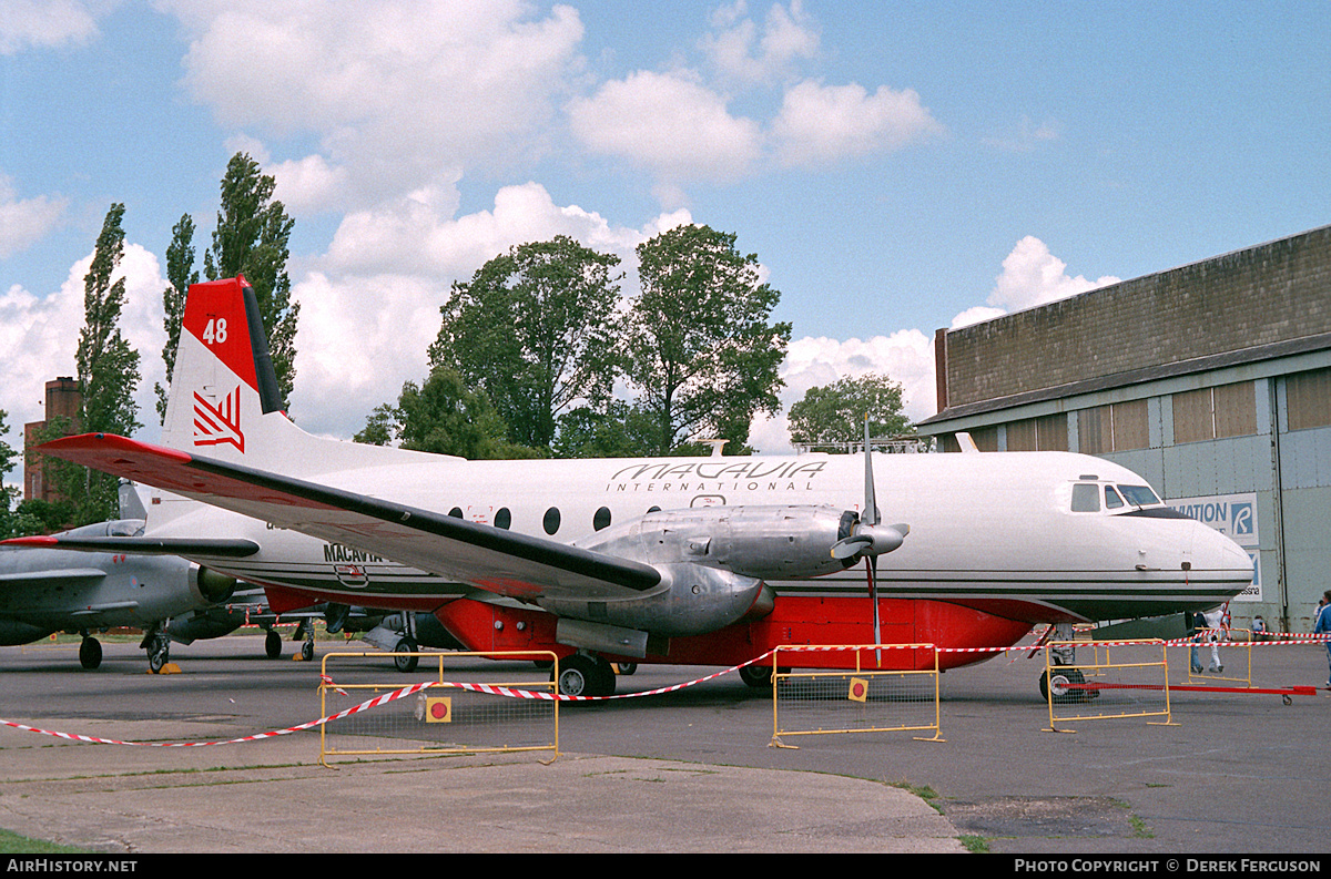 Aircraft Photo of G-BNJK | Macavia BAe 748 Turbine Tanker | Macavia International | AirHistory.net #605917