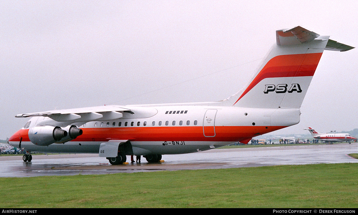 Aircraft Photo of G-BNJI / N366PS | British Aerospace BAe-146-200A | PSA - Pacific Southwest Airlines | AirHistory.net #605935