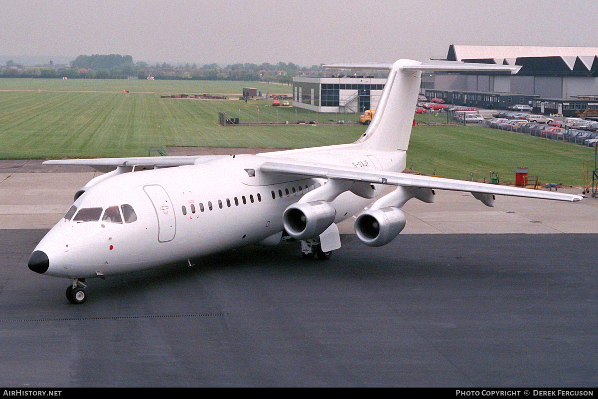Aircraft Photo of G-OAJF | British Aerospace BAe-146-300 | AirHistory.net #605947