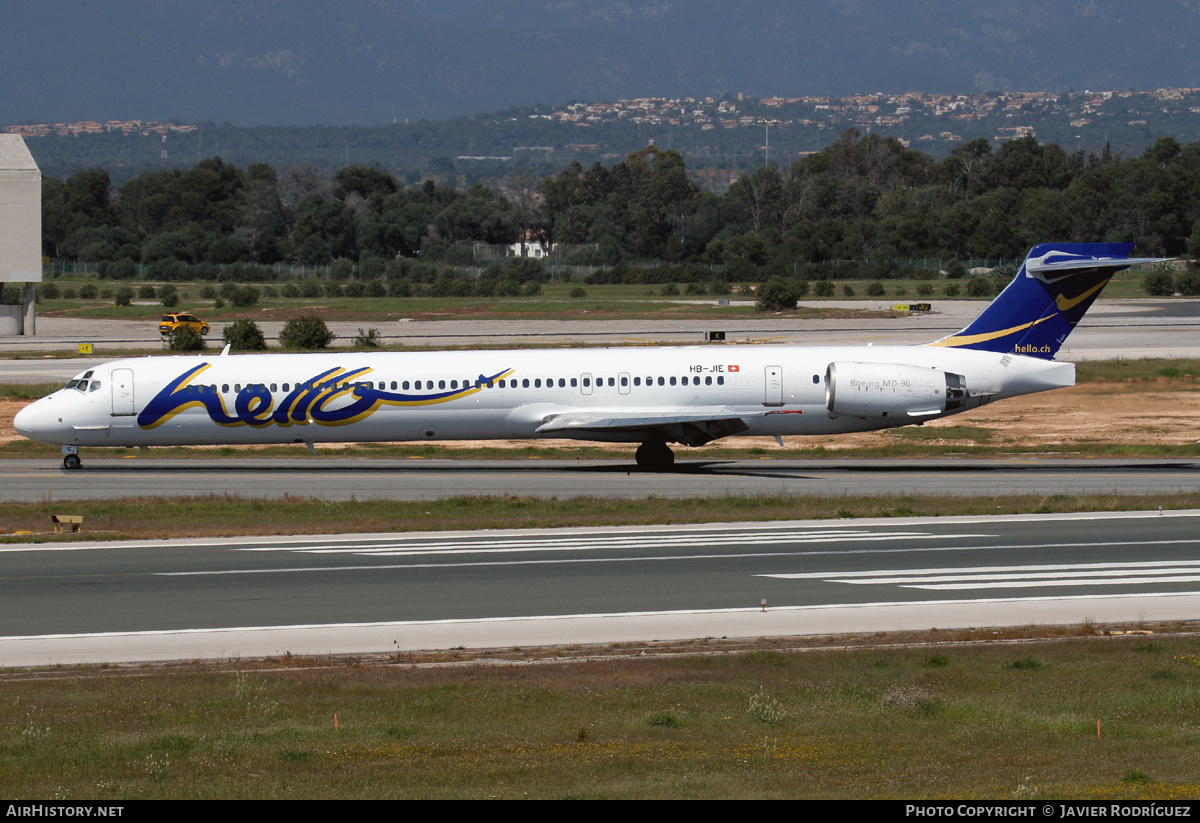 Aircraft Photo of HB-JIE | McDonnell Douglas MD-90-30 | Hello | AirHistory.net #605977