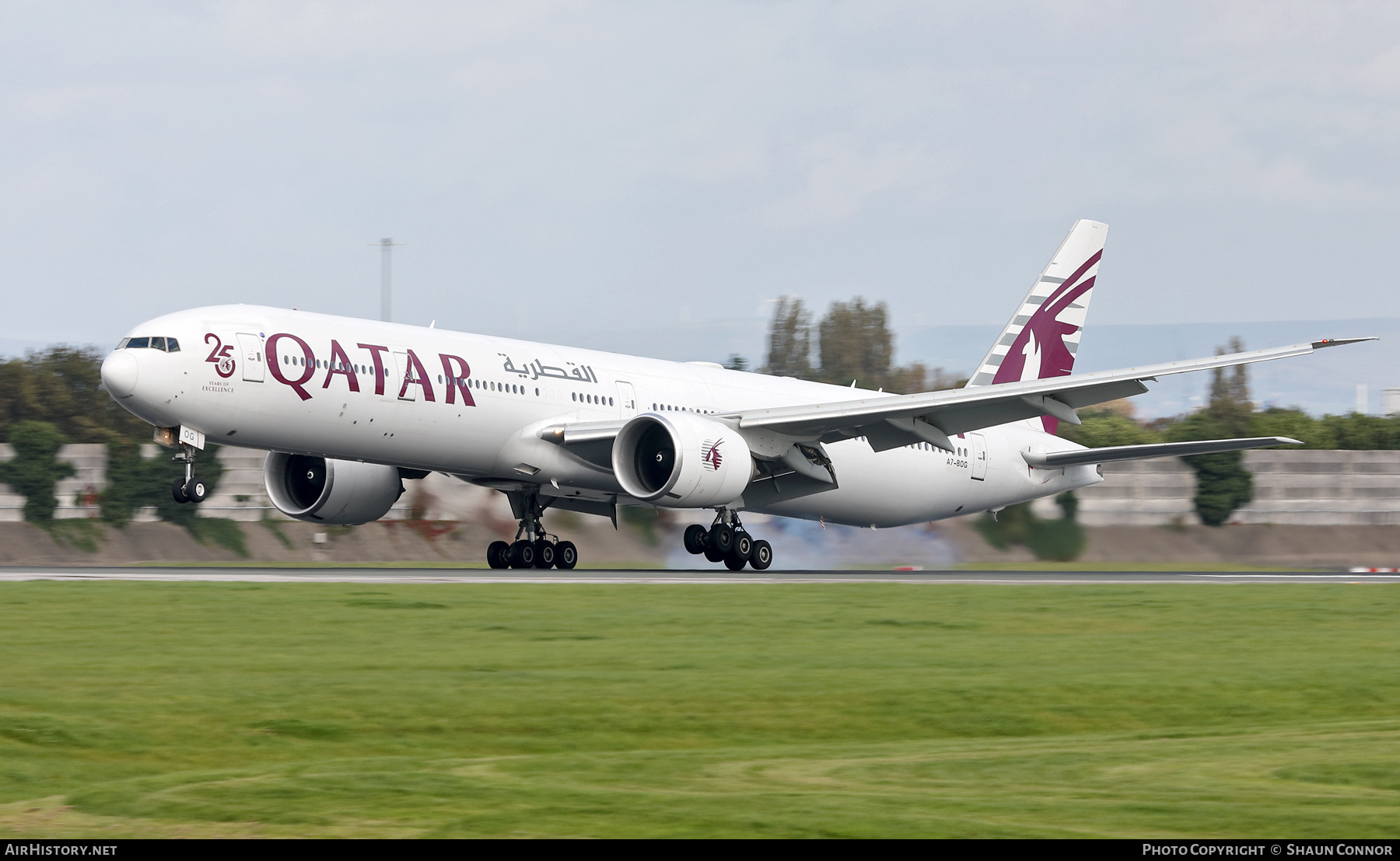 Aircraft Photo of A7-BOG | Boeing 777-3ZG/ER | Qatar Airways | AirHistory.net #606019