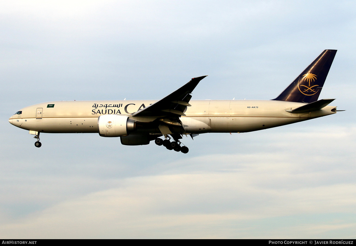 Aircraft Photo of HZ-AK73 | Boeing 777-FFG | Saudia - Saudi Arabian Airlines Cargo | AirHistory.net #606068