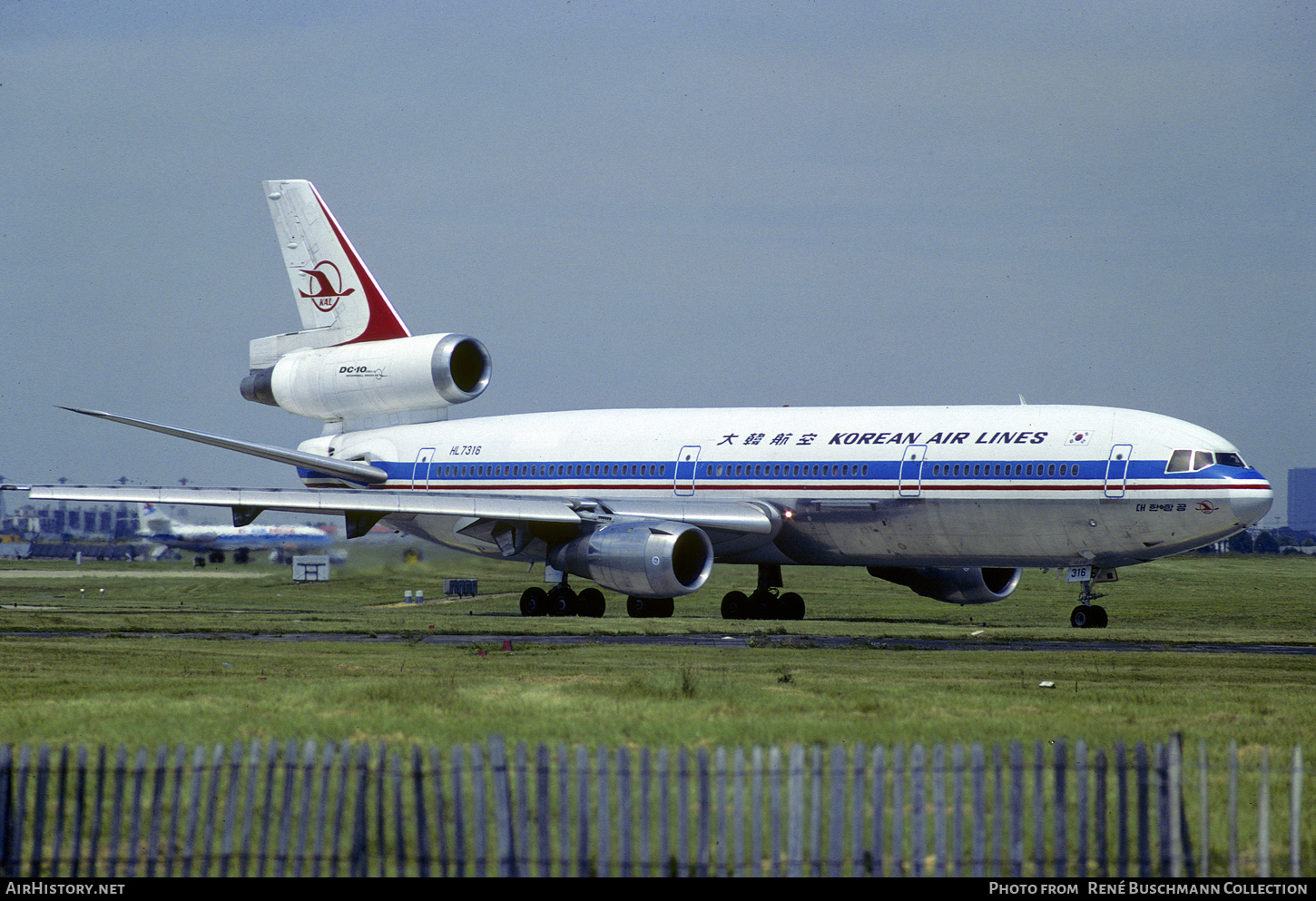 Aircraft Photo of HL7316 | McDonnell Douglas DC-10-30 | Korean Air Lines | AirHistory.net #606074