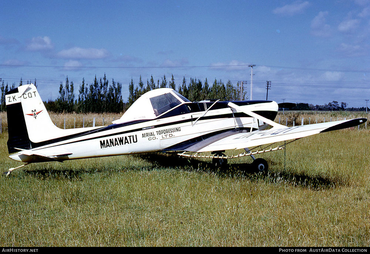 Aircraft Photo of ZK-CQT | Cessna A188 AgWagon 300 | Manawatu Aerial Topdressing | AirHistory.net #606084