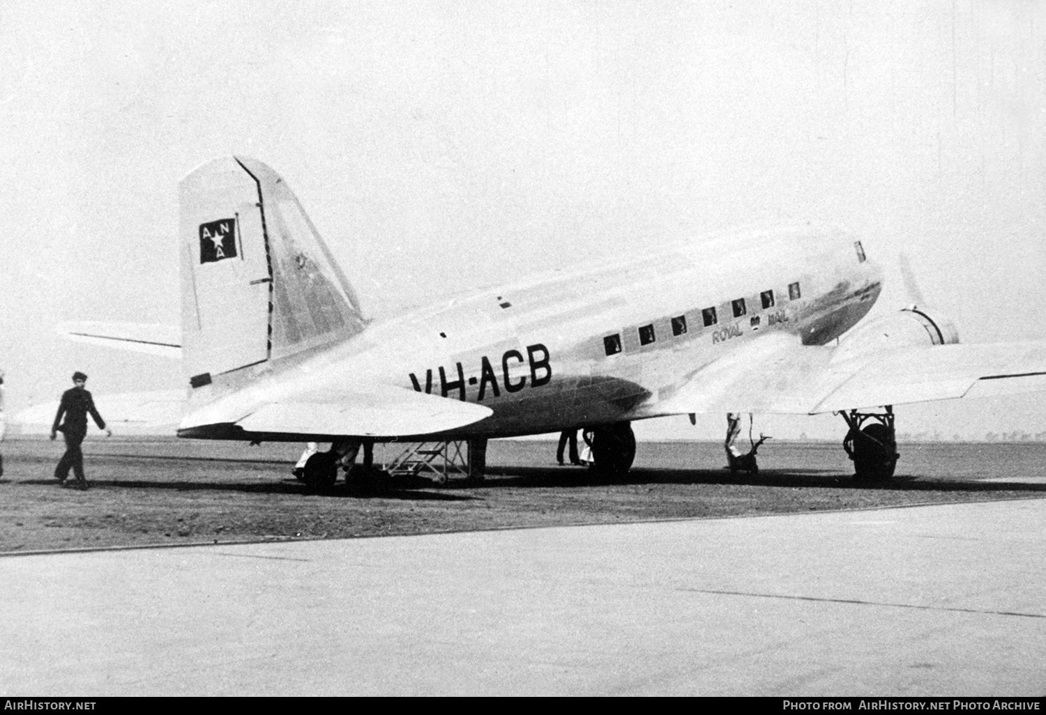 Aircraft Photo of VH-ACB | Douglas DC-3-232A | Australian National Airways - ANA | AirHistory.net #606094