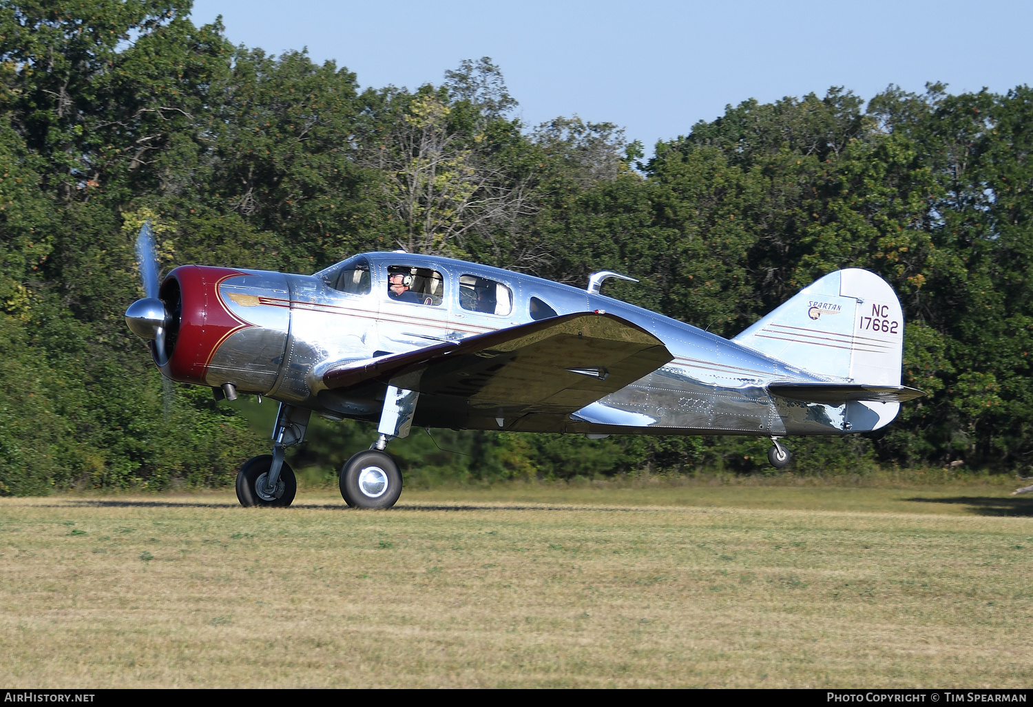 Aircraft Photo of NC17662 | Spartan 7W Executive | AirHistory.net #606130