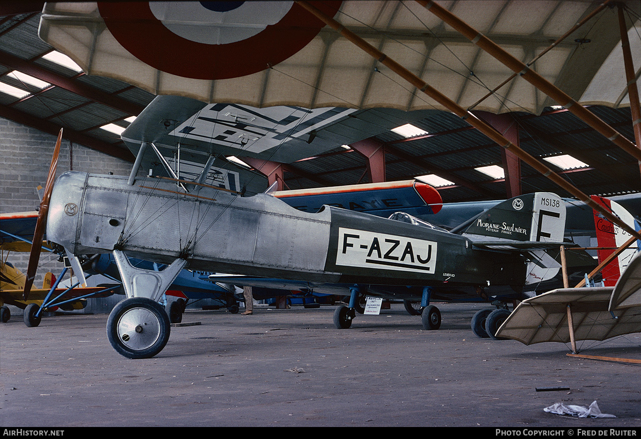 Aircraft Photo of F-AZAJ | Morane-Saulnier MS-138 Ep.2 | AirHistory.net #606153