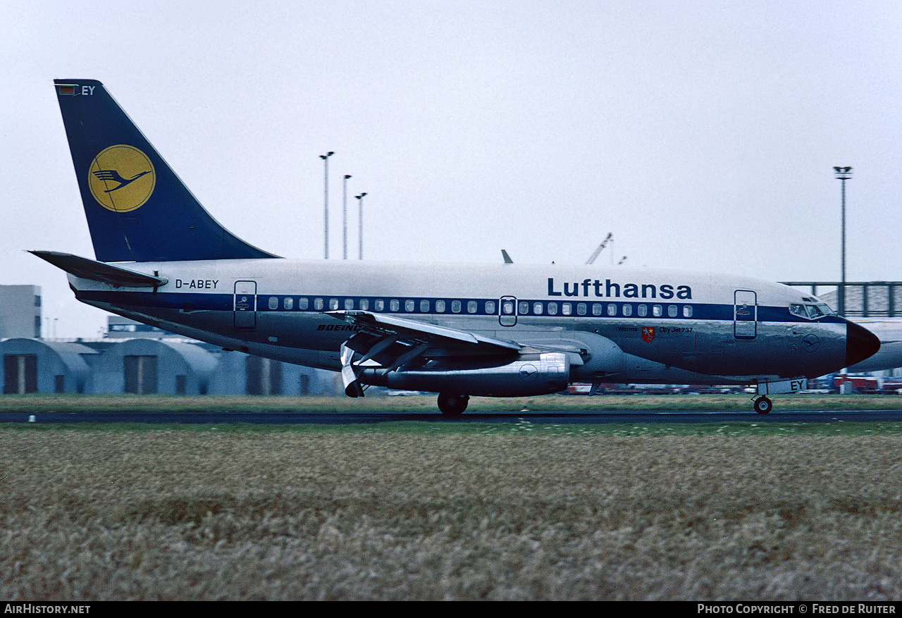 Aircraft Photo of D-ABEY | Boeing 737-130 | Lufthansa | AirHistory.net #606156