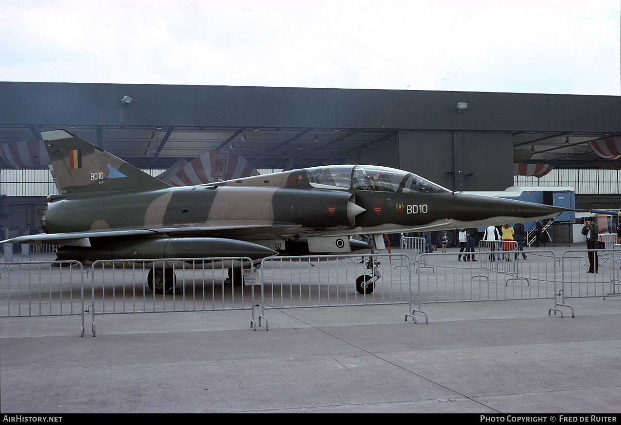 Aircraft Photo of BD-10 | Dassault Mirage 5BD | Belgium - Air Force | AirHistory.net #606161