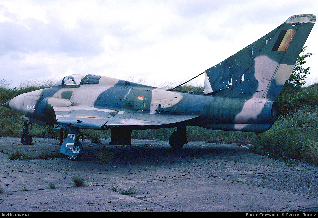 Aircraft Photo of BA09 | Republic F-84F Thunderstreak | Belgium - Air Force | AirHistory.net #606164