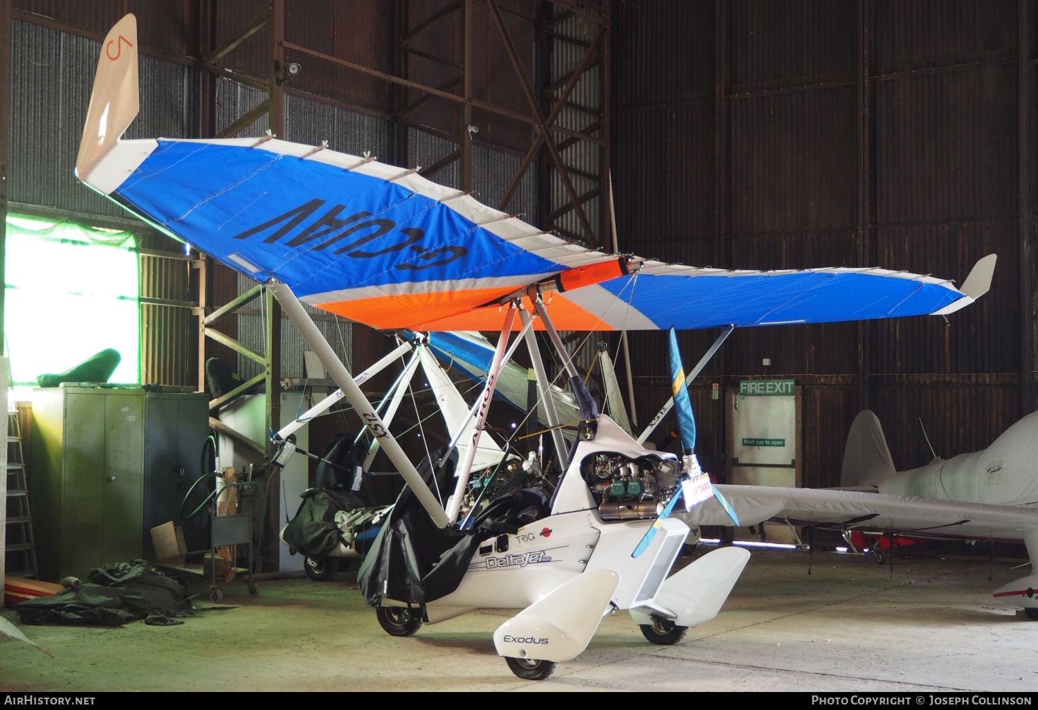 Aircraft Photo of G-CUAV | Flylight Airsports Exodus DeltaJet 500 Stingray | AirHistory.net #606188