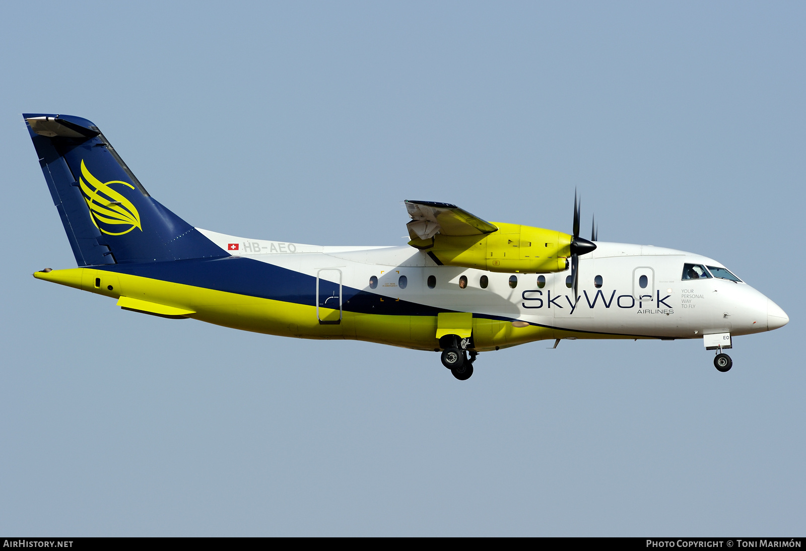 Aircraft Photo of HB-AEO | Dornier 328-110 | SkyWork Airlines | AirHistory.net #606190
