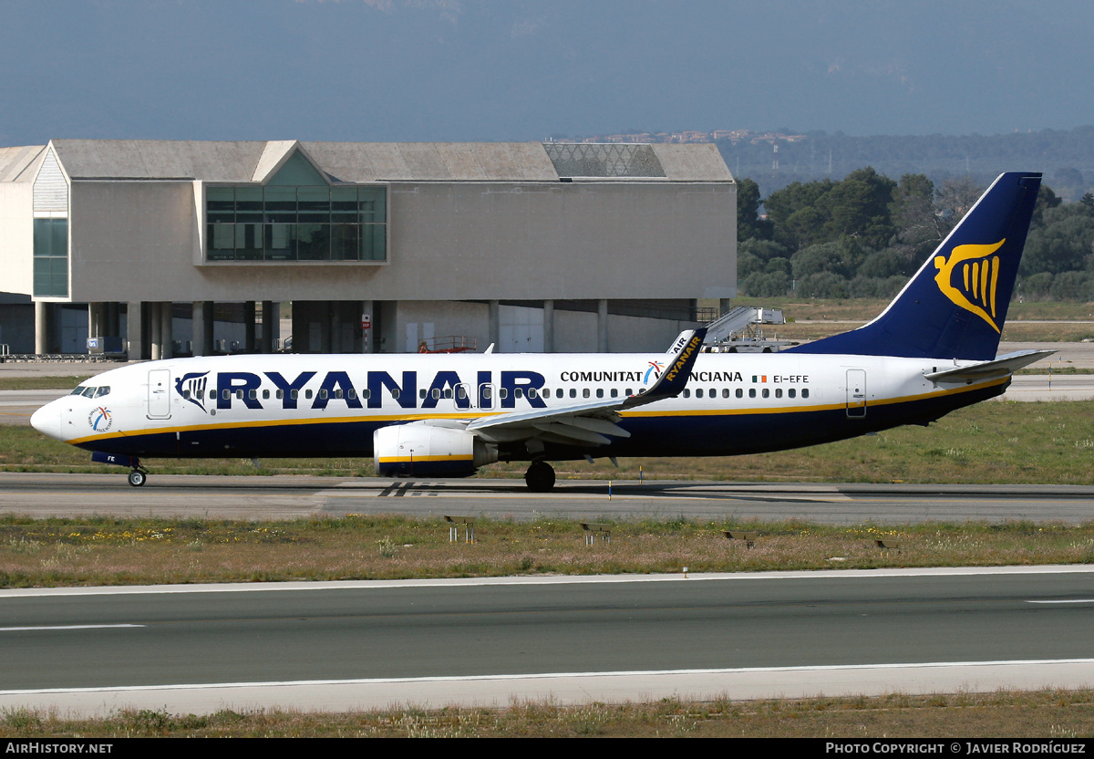 Aircraft Photo of EI-EFE | Boeing 737-8AS | Ryanair | AirHistory.net #606204