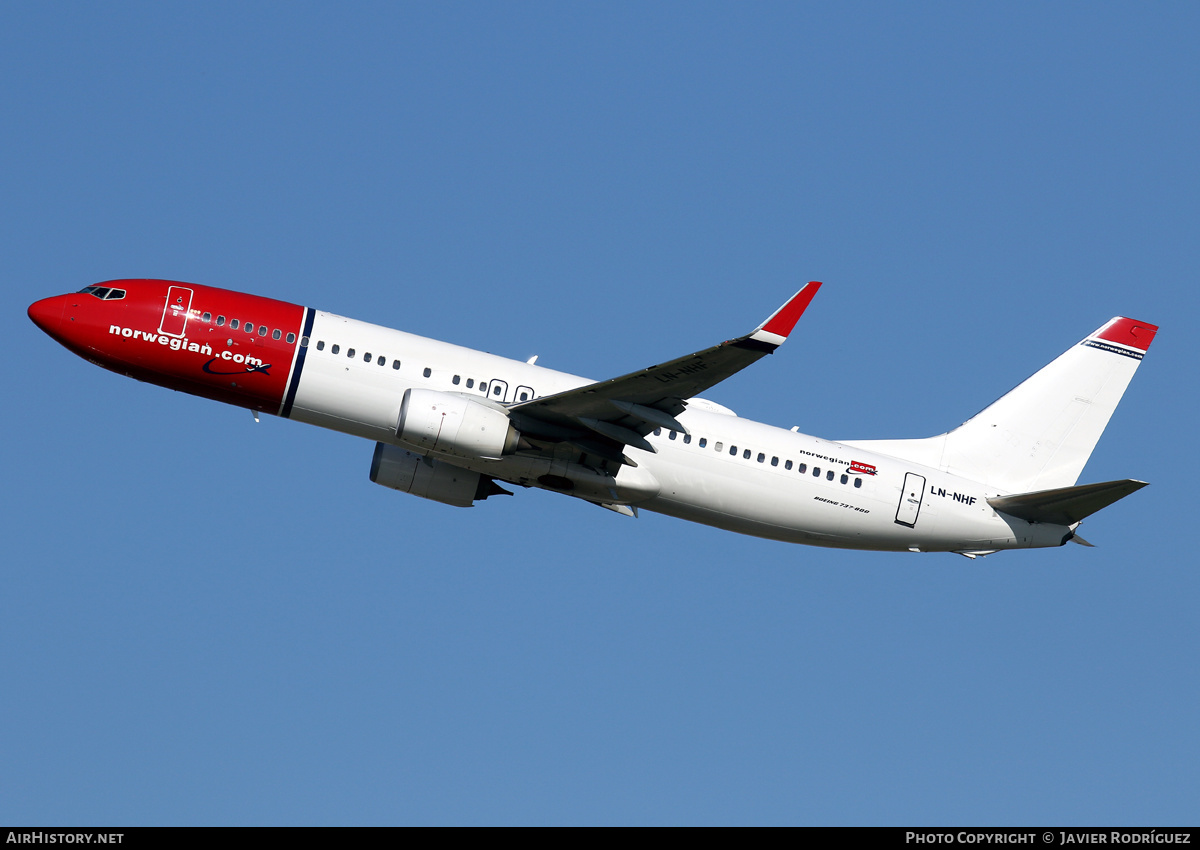 Aircraft Photo of LN-NHF | Boeing 737-8JP | Norwegian | AirHistory.net #606205