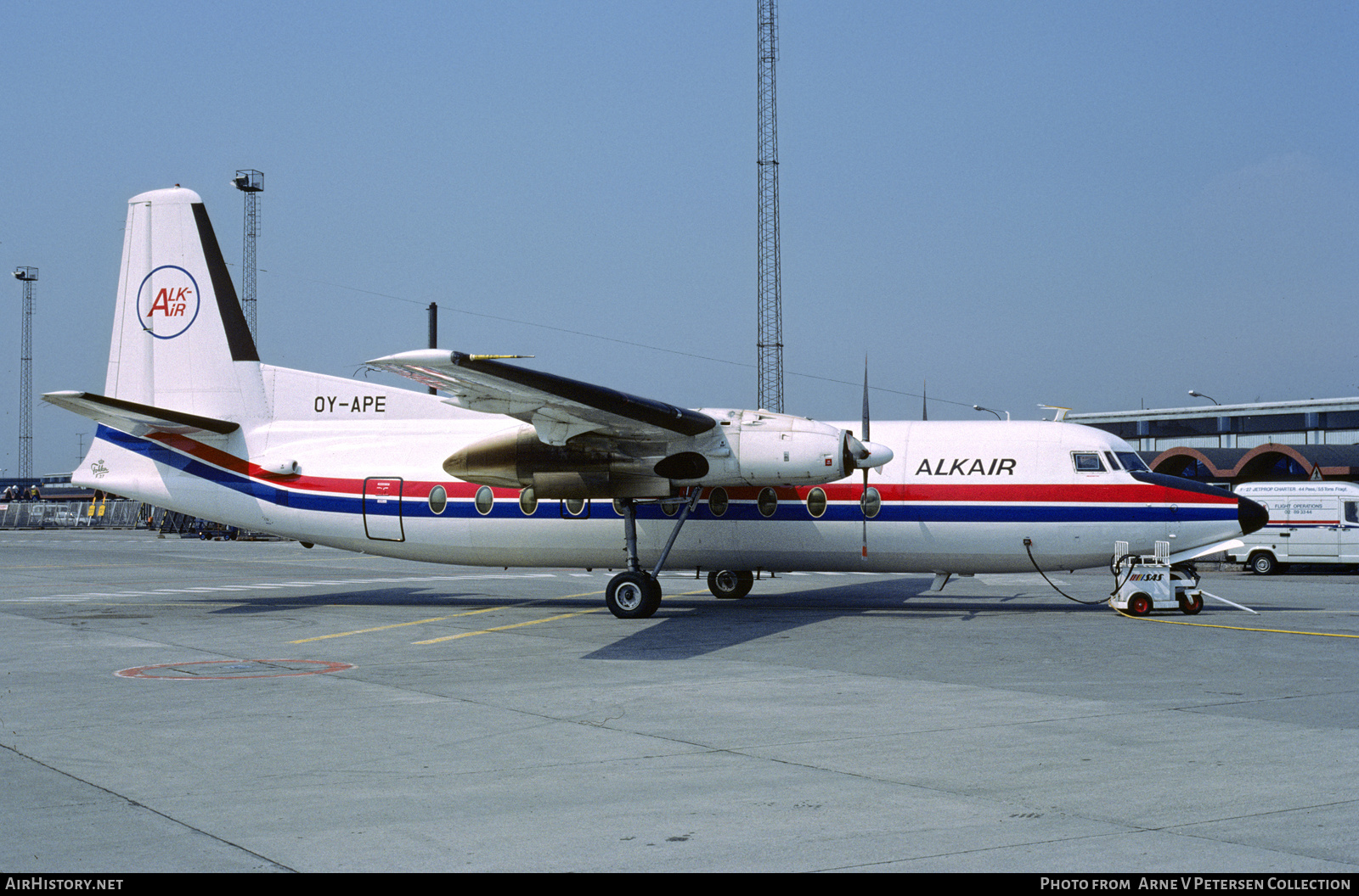Aircraft Photo of OY-APE | Fokker F27-600 Friendship | Alkair | AirHistory.net #606220