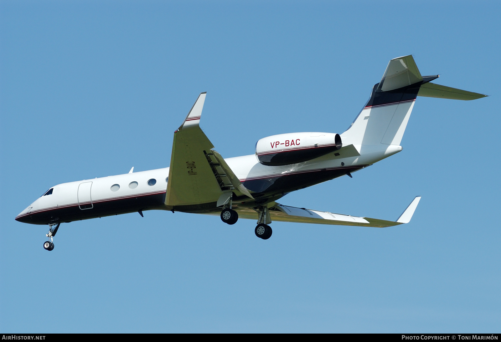 Aircraft Photo of VP-BAC | Gulfstream Aerospace G-V Gulfstream V | AirHistory.net #606226