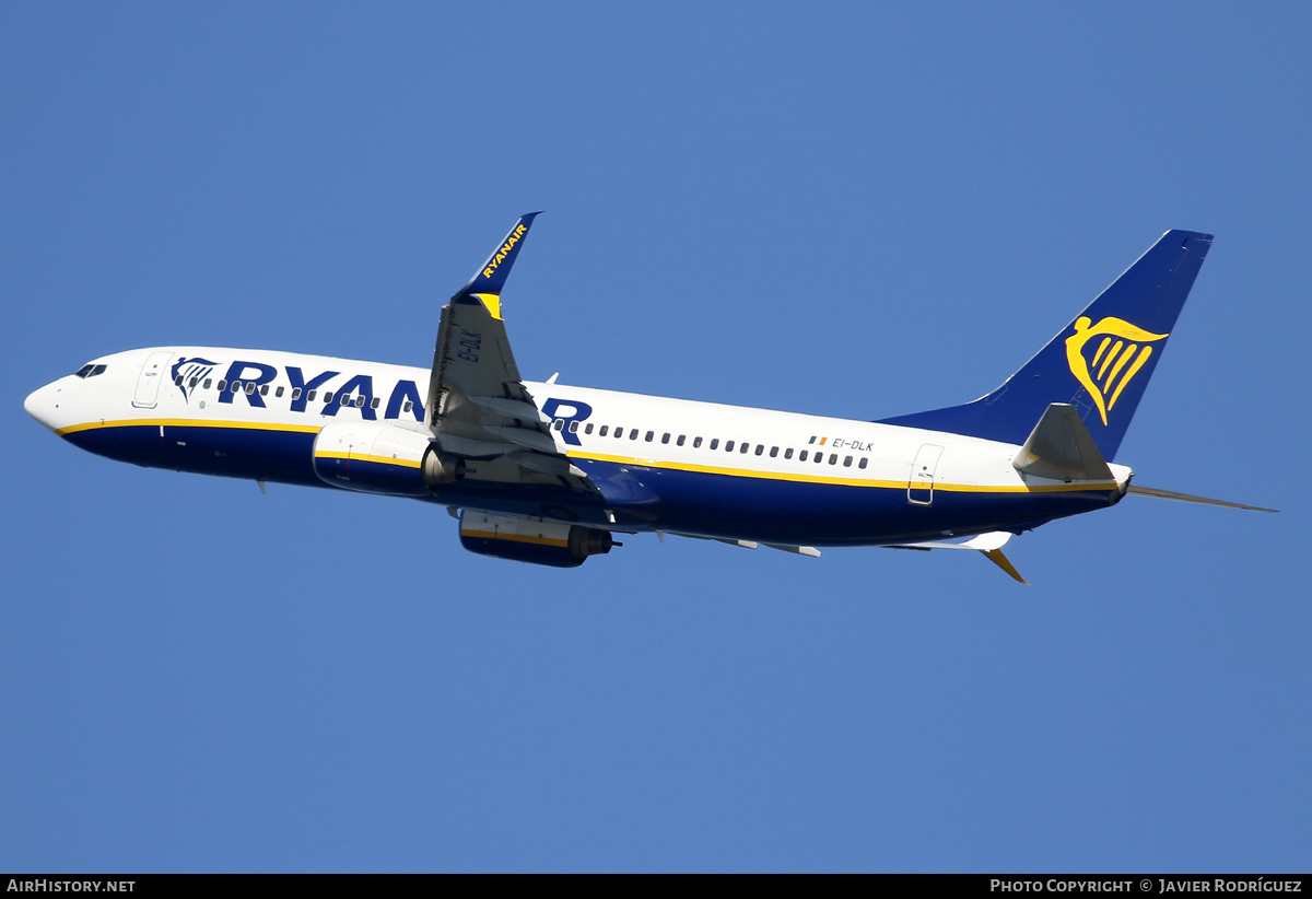Aircraft Photo of EI-DLK | Boeing 737-8AS | Ryanair | AirHistory.net #606293