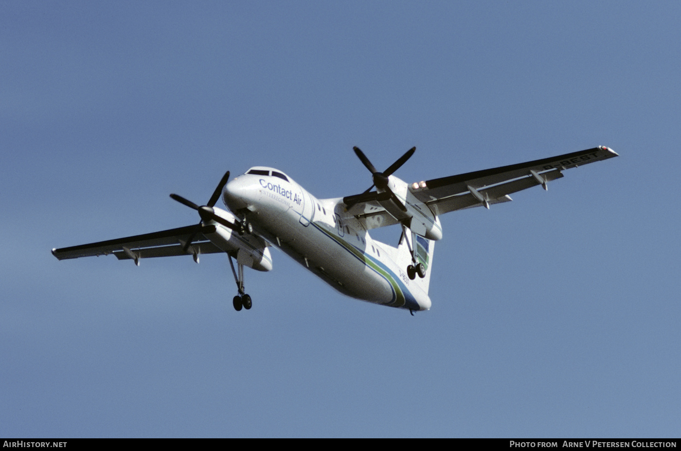 Aircraft Photo of D-BEST | De Havilland Canada DHC-8-102 Dash 8 | Contact Air Interregional | AirHistory.net #606300