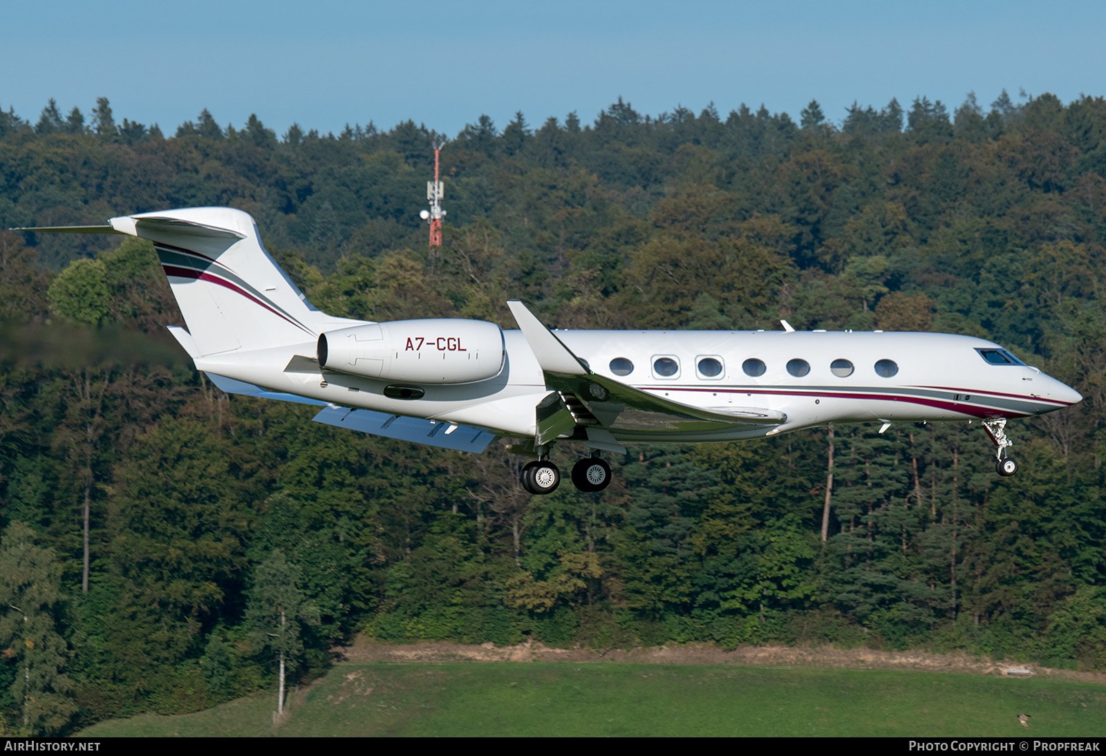 Aircraft Photo of A7-CGL | Gulfstream Aerospace G650ER (G-VI) | AirHistory.net #606301