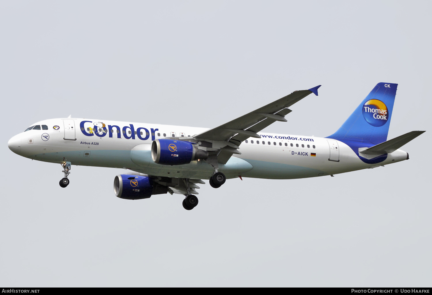 Aircraft Photo of D-AICK | Airbus A320-212 | Condor Flugdienst | AirHistory.net #606302