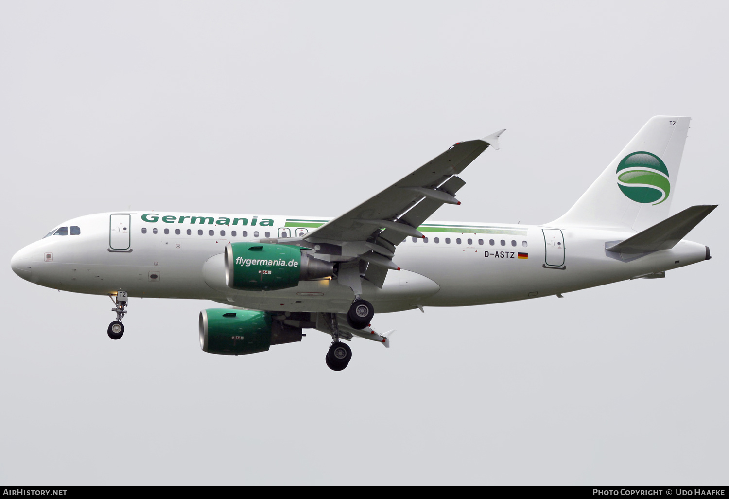 Aircraft Photo of D-ASTZ | Airbus A319-112 | Germania | AirHistory.net #606304