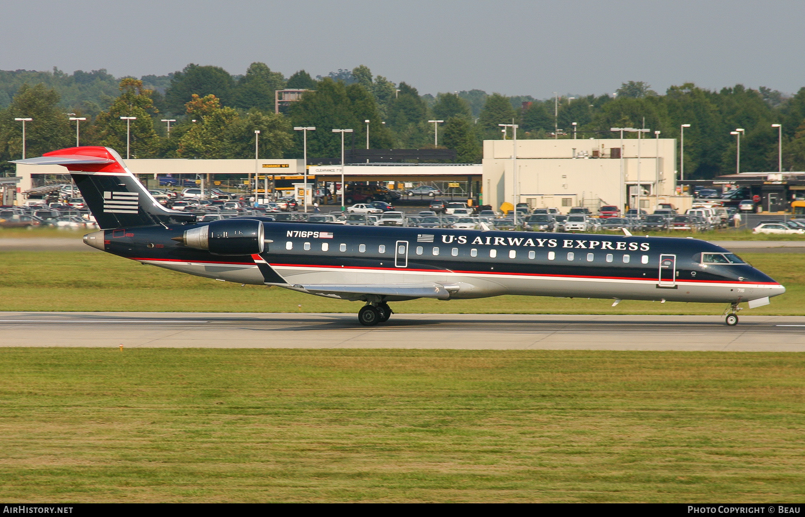 Aircraft Photo of N716PS | Bombardier CRJ-701ER (CL-600-2C10) | US Airways Express | AirHistory.net #606314