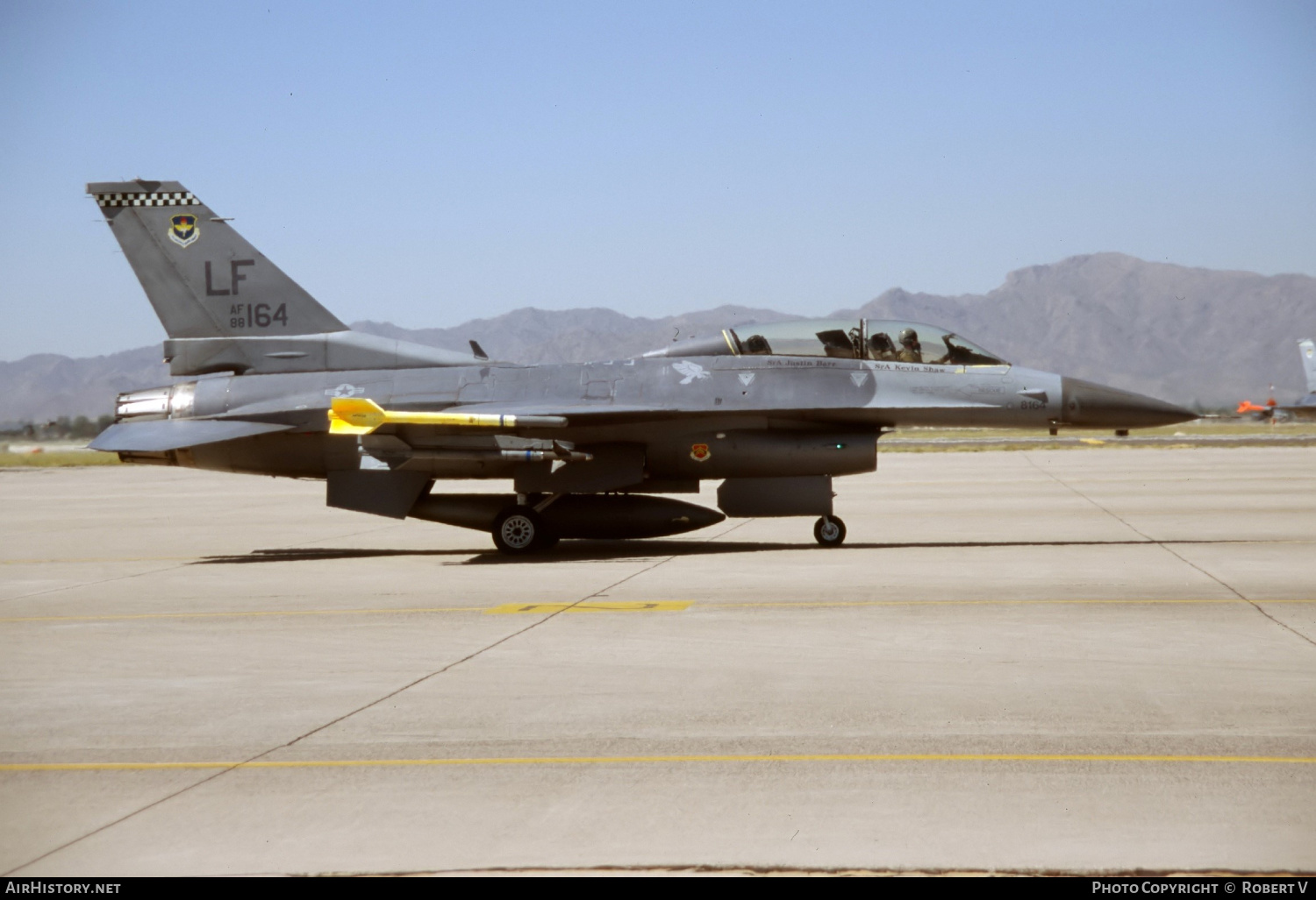 Aircraft Photo of 88-0164 / AF88-164 | General Dynamics F-16D Fighting Falcon | USA - Air Force | AirHistory.net #606330