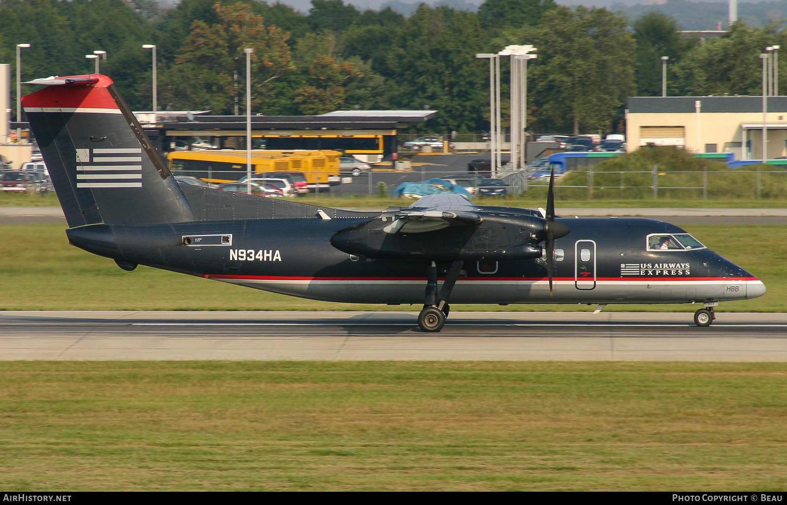 Aircraft Photo of N934HA | De Havilland Canada DHC-8-102 Dash 8 | US Airways Express | AirHistory.net #606332