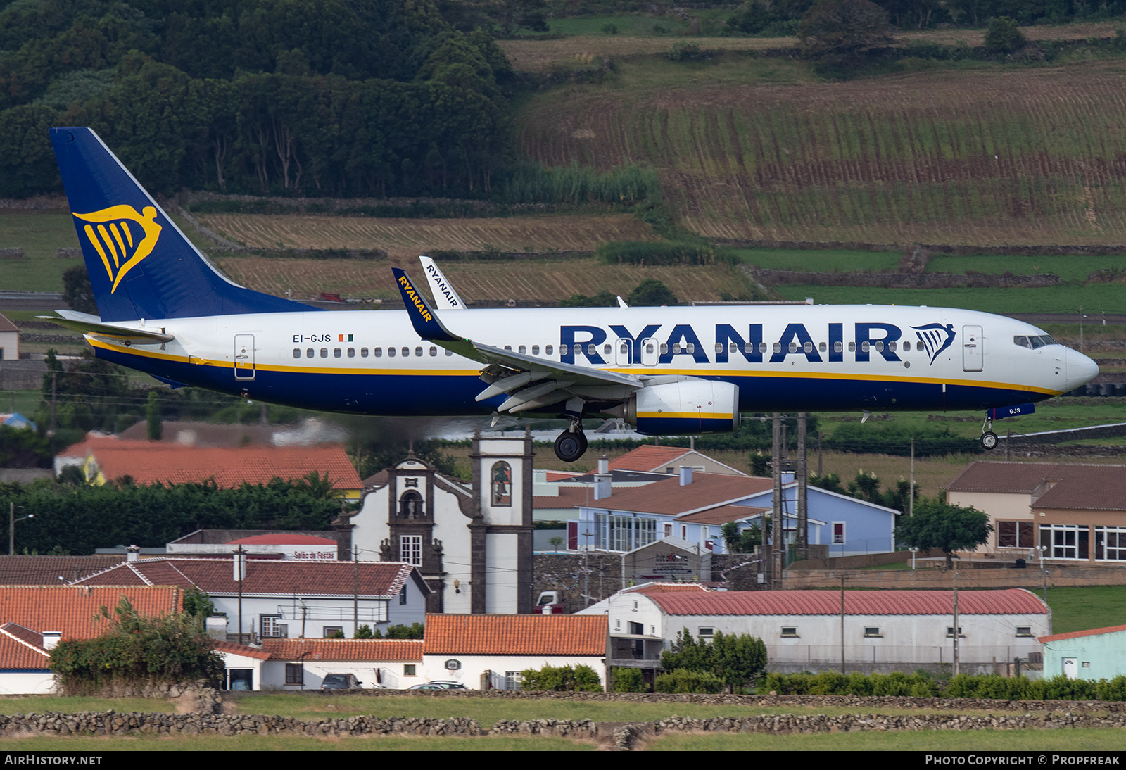 Aircraft Photo of EI-GJS | Boeing 737-800 | Ryanair | AirHistory.net #606349